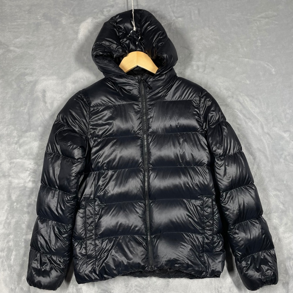 Patagonia Womens Down With It Hoody Black Puffer Jacket 28035 XS